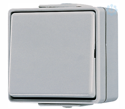 [606 W] JUNG HOME Wippschalter, Universal Aus-Wechsel, 10 AX 250 V ~, IP 44, WG 600